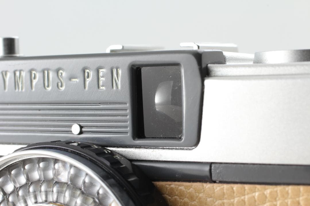 【整備済　美品】ベージュ OLYMPUS PEN EE-2 露出計OK 1359