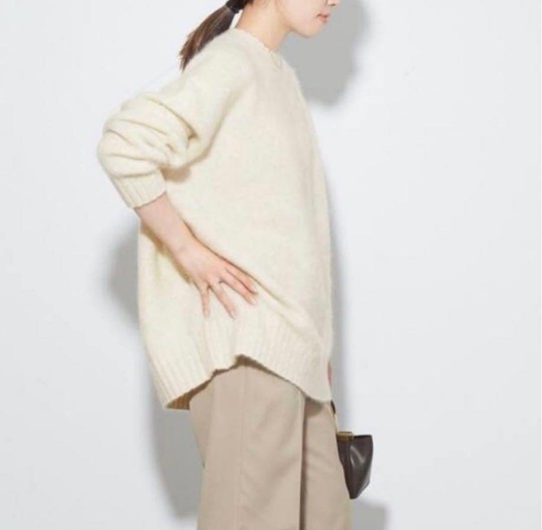 ヤク100% plage Yak Big ふんわりプルオーバーニット 23aw