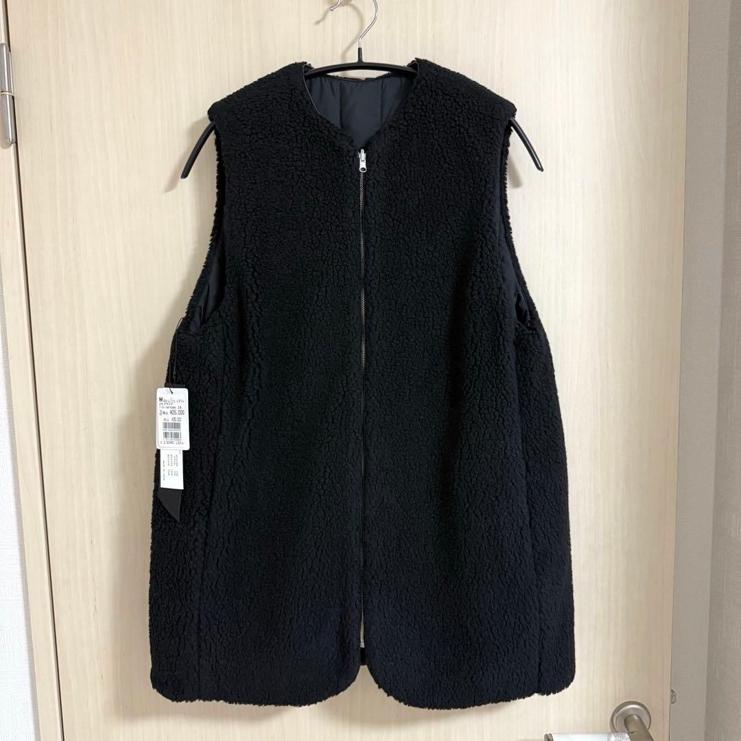 【新品】Aga Black アーガ リバーシブルボアベスト ヤマダヤ 中綿