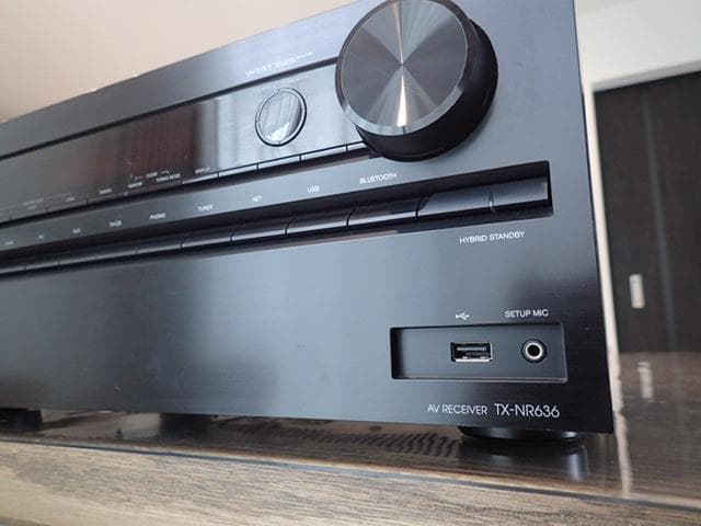 美品ONKYO AVアンプ TX-NR636リモコン付き　微難ありですが快調動作