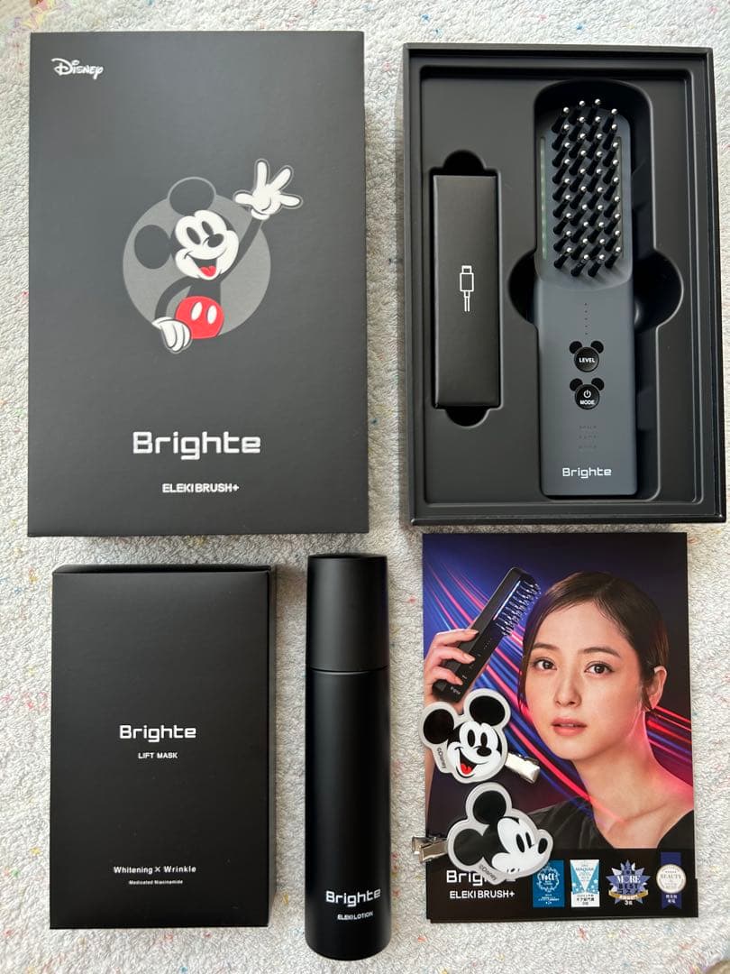 ドドド！brightエレキブラシ＋ ミッキーデザイン 美容機器
