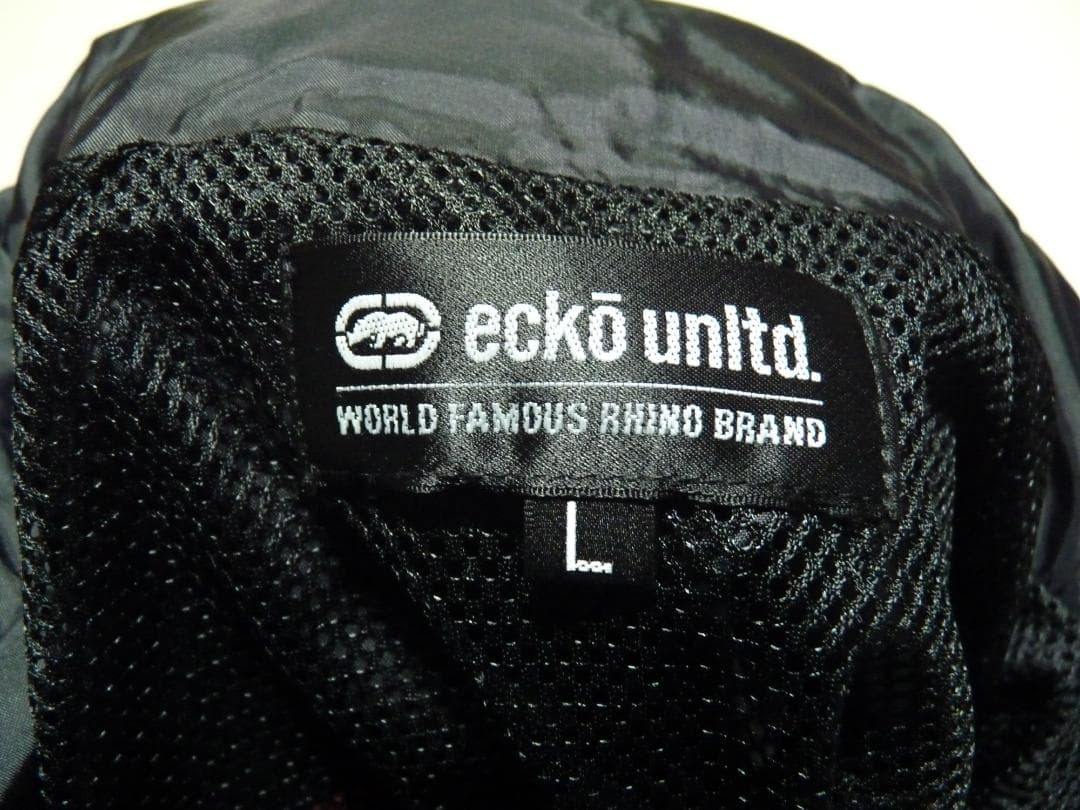 エコーアンリミテッド　ナイロンジャケット　セットアップ　ブラック　上下L