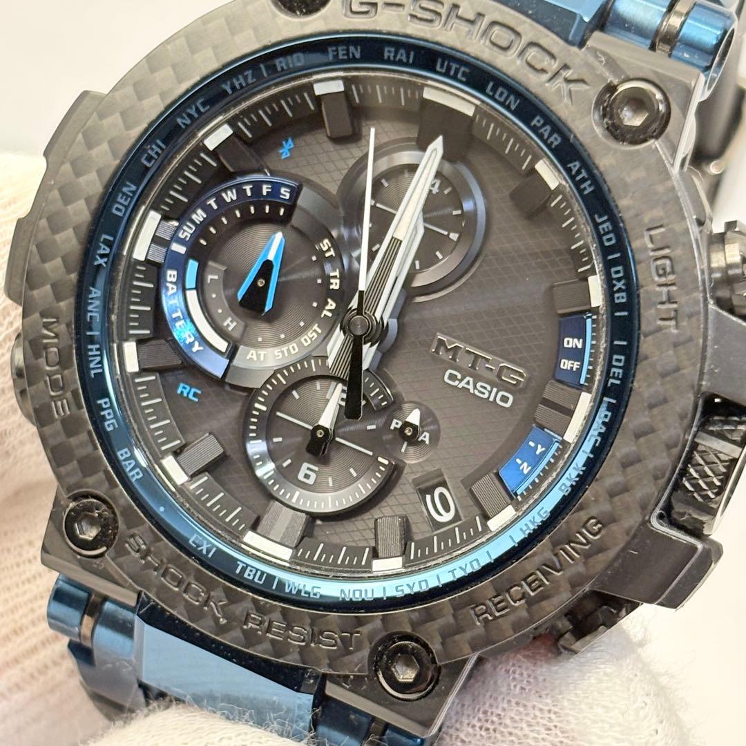 極美品　G-SHOCK MTG-B1000XB-1AJF カーボンベゼル　カシオ