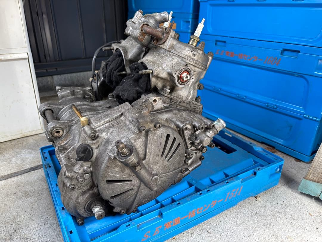 TZR250SP3MA焼付有のエンジン　乾式クラッチ　クロスミッション付き