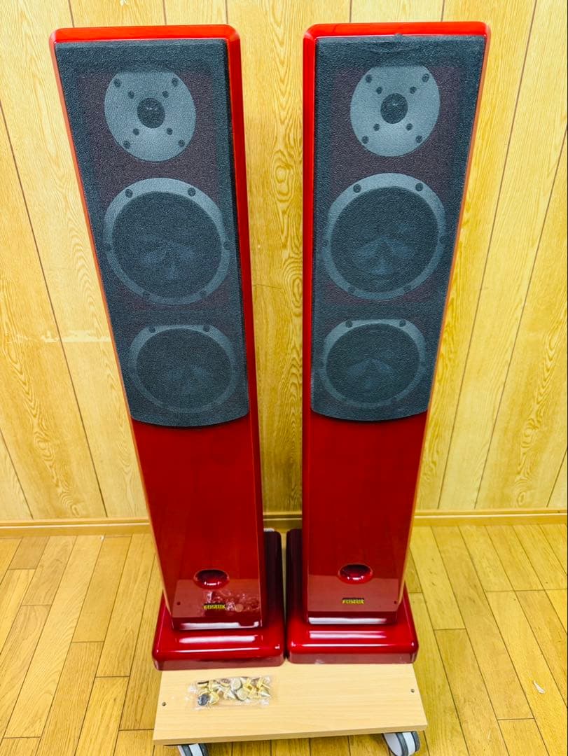 Fostex フォステクス ペアスピーカー G1302 　レッド