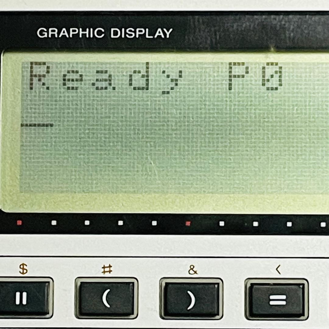 【良品】CASIO PB-700 動作確認済 コマンドガイド・ケース・電池付