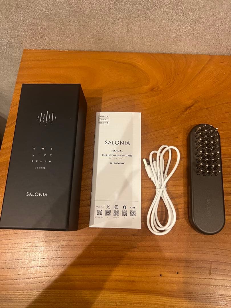 SALONIA ３D 電気ブラシスカルプブラシ USB充電式