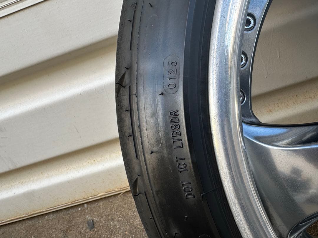 当時物work vs-kf 18インチ 9J＋38 114.3 シバタイヤ