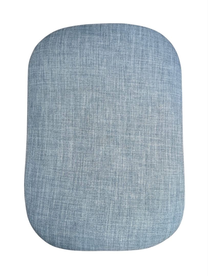 【美品】ニトリ オットマン ブルーグレー スツール NITORI