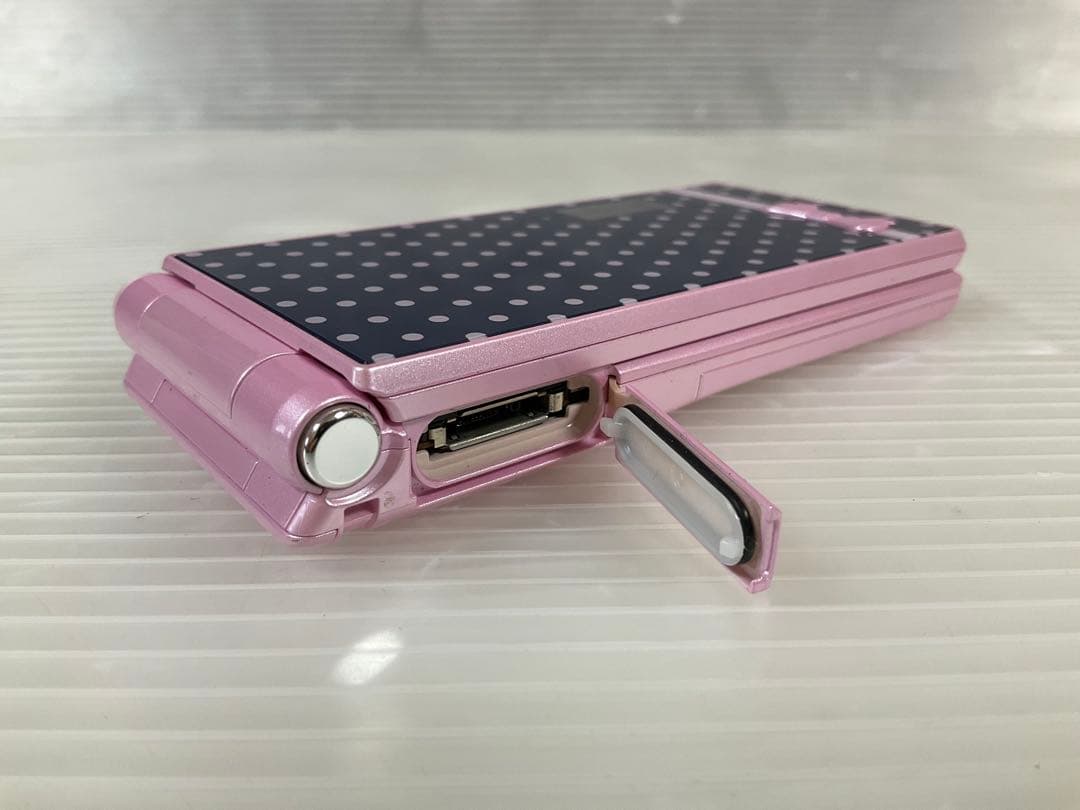 簡易動確済 docomo F-06D ハッピーピンク ガラケー ニコモコラボ