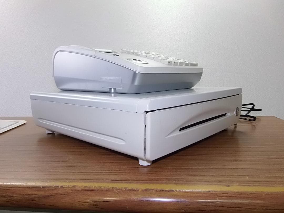 ケーブル付228領収書設定無料カシオTE-400インボイスレジスターSDカード