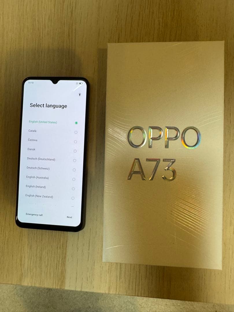 OPPO A73 ネイビーブルー　本体