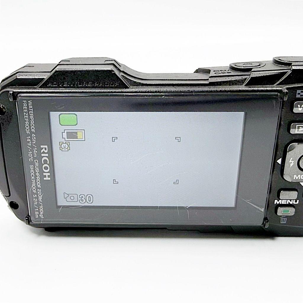 リコー RICOH WG-70 ブラック コンデジ カメラ 中古