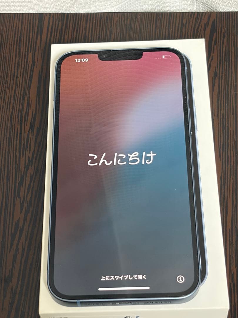 iPhone 14plus 256GB ブルー SIMフリー　美品