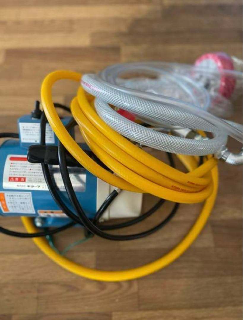 エアコン　高圧洗浄機　コンプレッサー