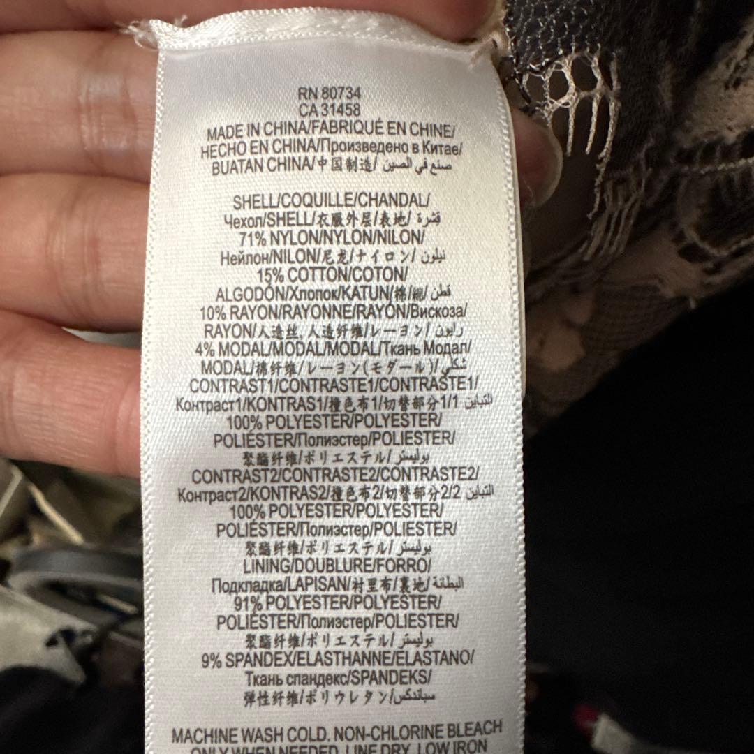 ビ*J様 BCBGmaxazria レースショートドレス パーティ カクテルドレ