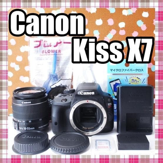 ✨美品✨シャッター数2739回✨Canon kiss X7 レンズセット