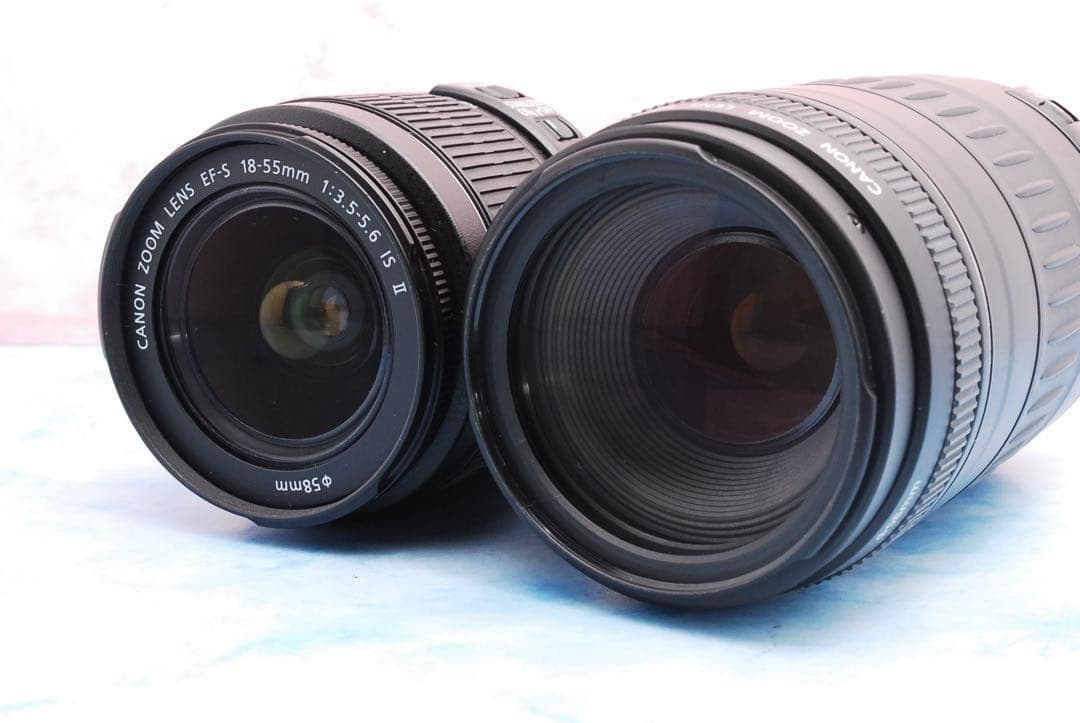 キャノン kiss X9☆一眼レフカメラ☆手ぶれ補正標準＆超望遠☆スマホ転送