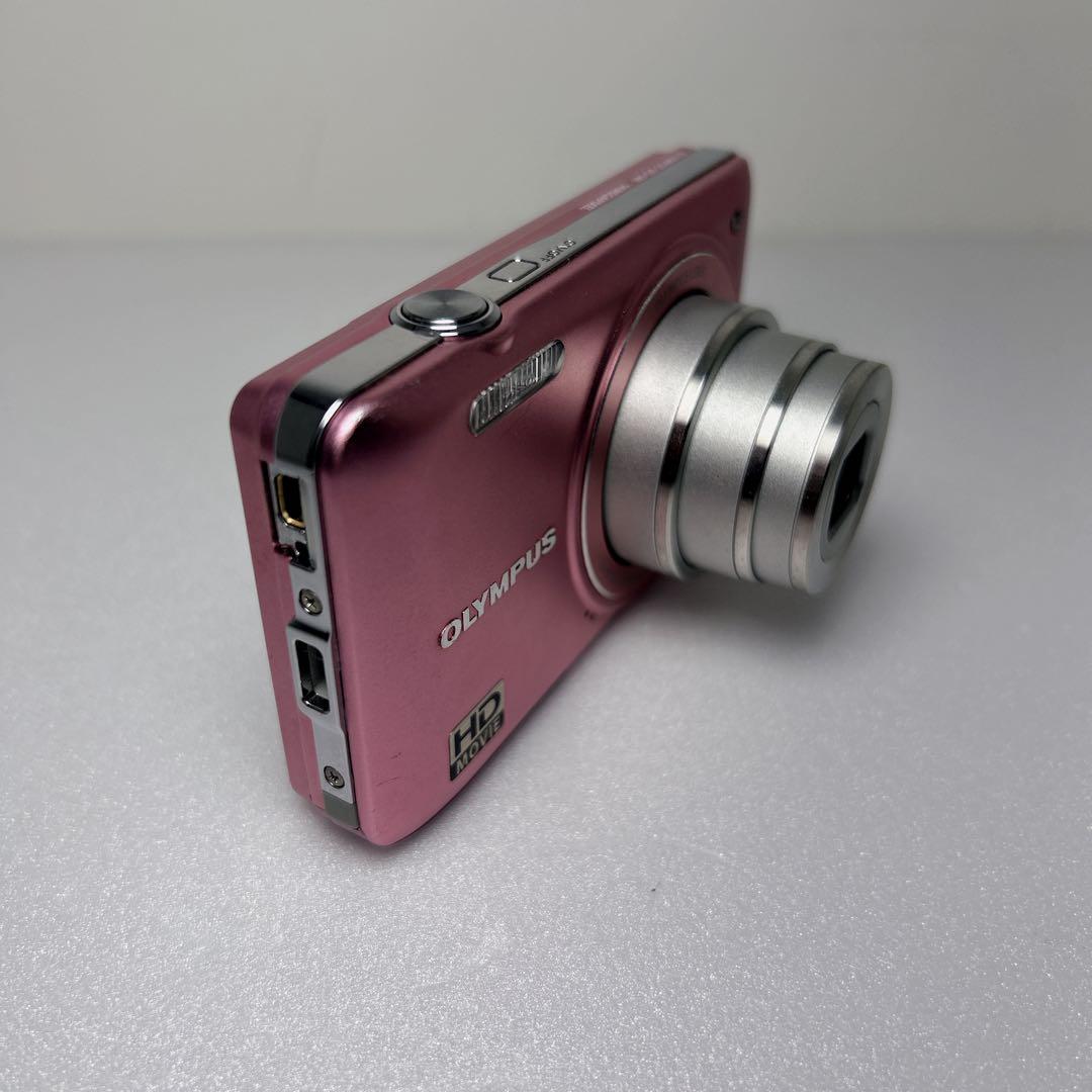 【美品】OLYMPUS デジカメ VG-140 ピンク コンデジ オリンパス