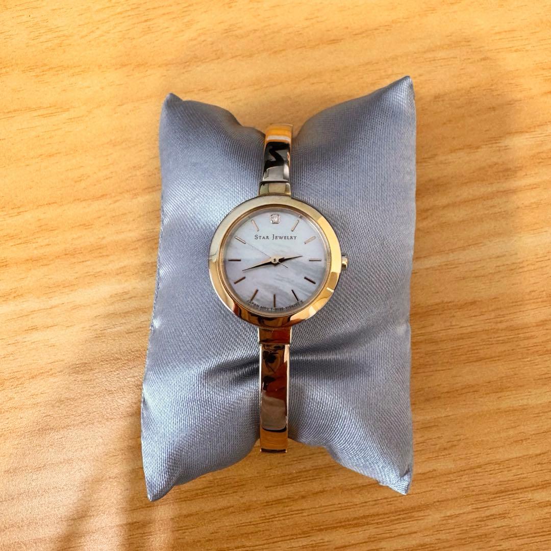 スタージュエリー　ソーラー腕時計