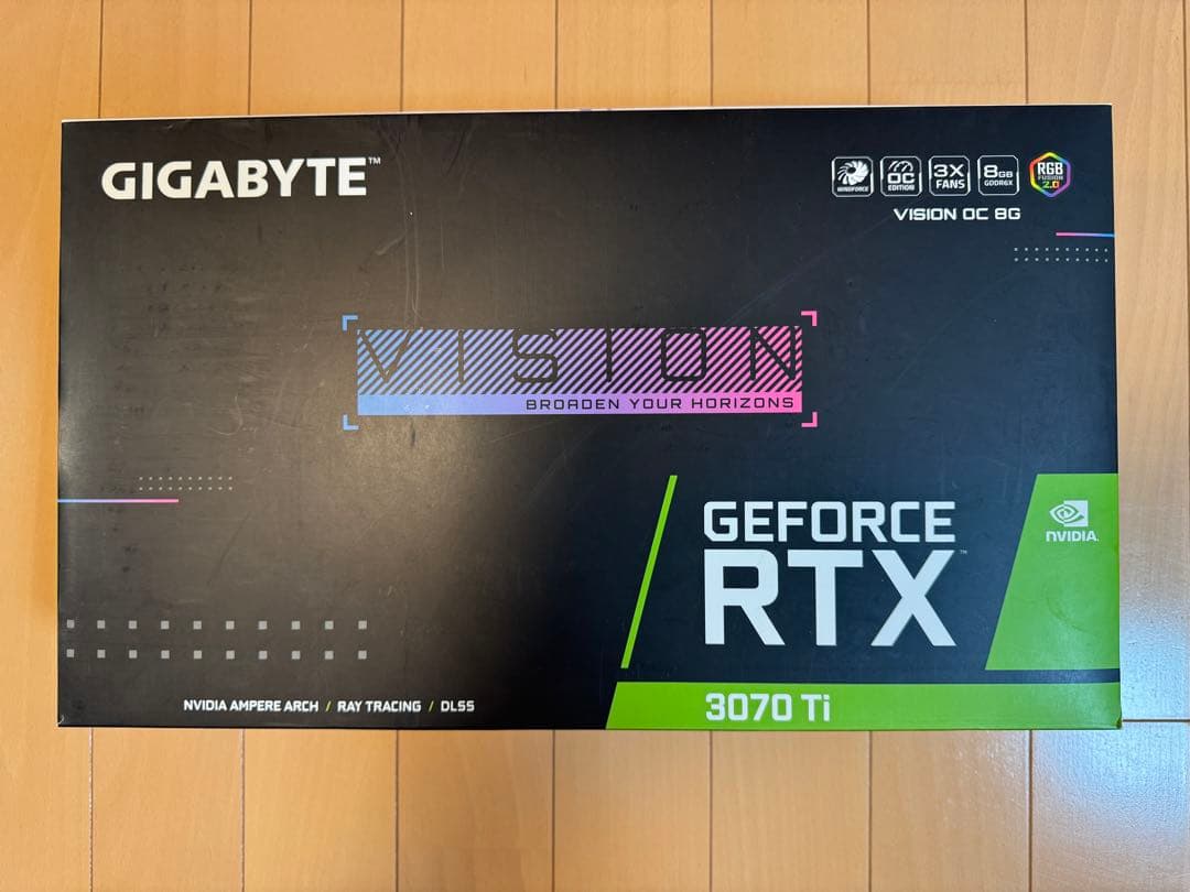 グラフィックボード・グラボ・ビデオカード GIGABYTE RTX3070Ti VISION OC 8G