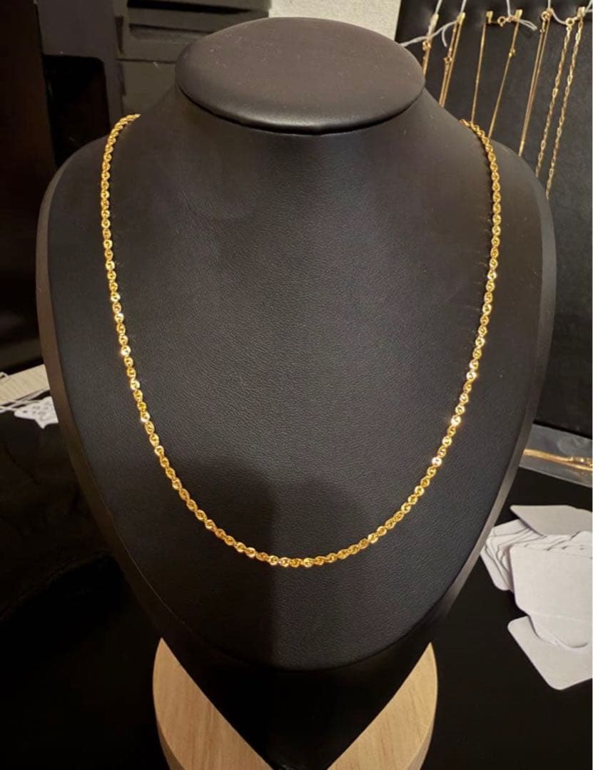 K18 ロープチェーン2.5g 50cm