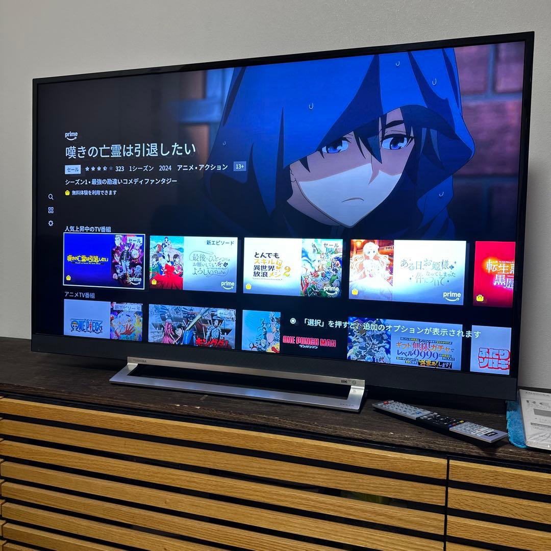 【超美品】東芝　REGZA 49v型タイムシフト搭載4K液晶過去6番組録画可能‼️