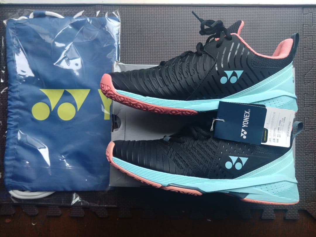 【新品】YONEX テニスシューズ ソニケージ3 25.5 非売品シューズ袋付