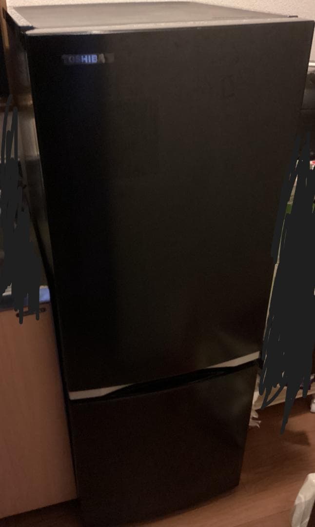 [梱包・発送たのメル便] 東芝冷凍冷蔵庫 GRS15-BS(K) 2020年製