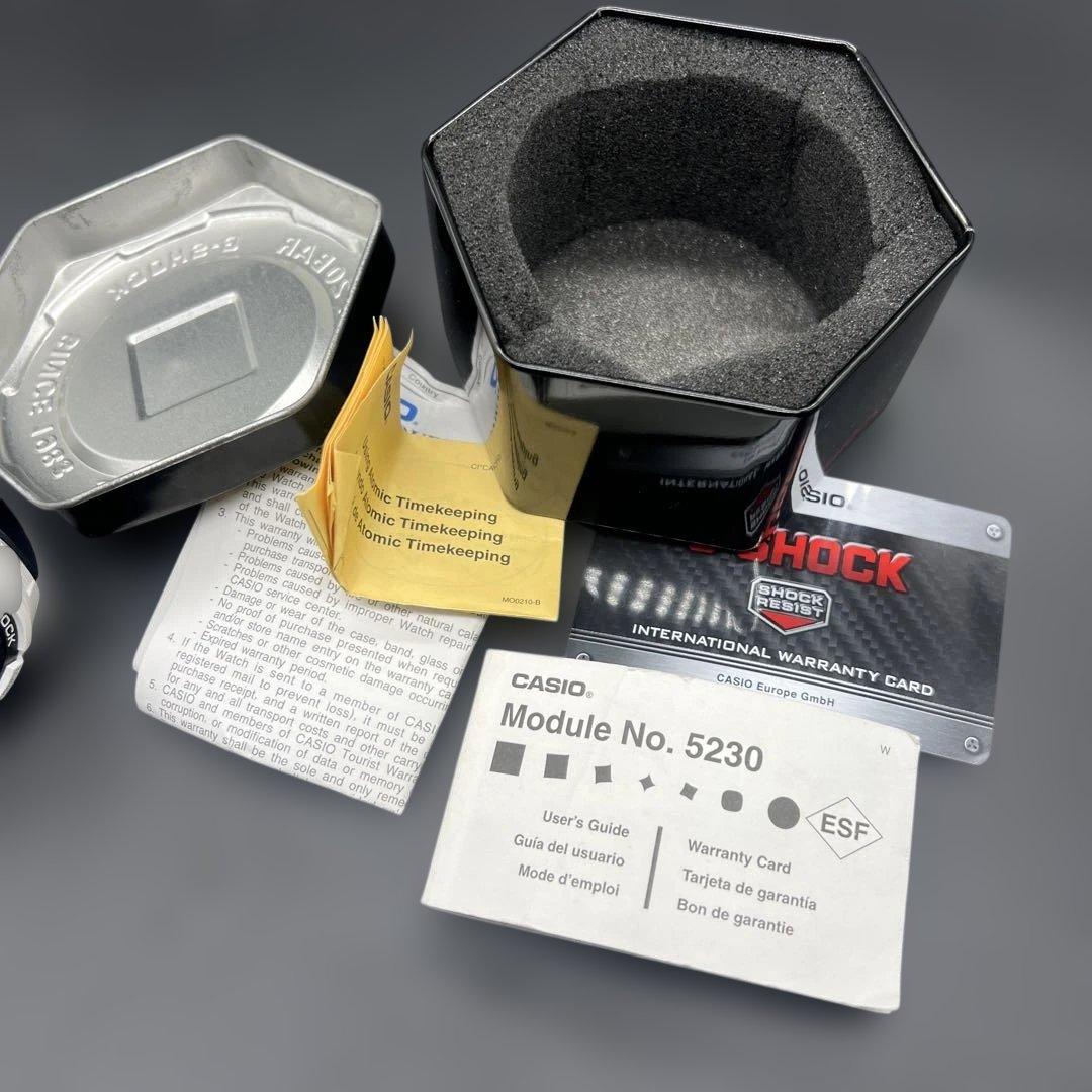 美品 CASIO G-SHOCK AWG-M100GW 電波ソーラー アナデジ