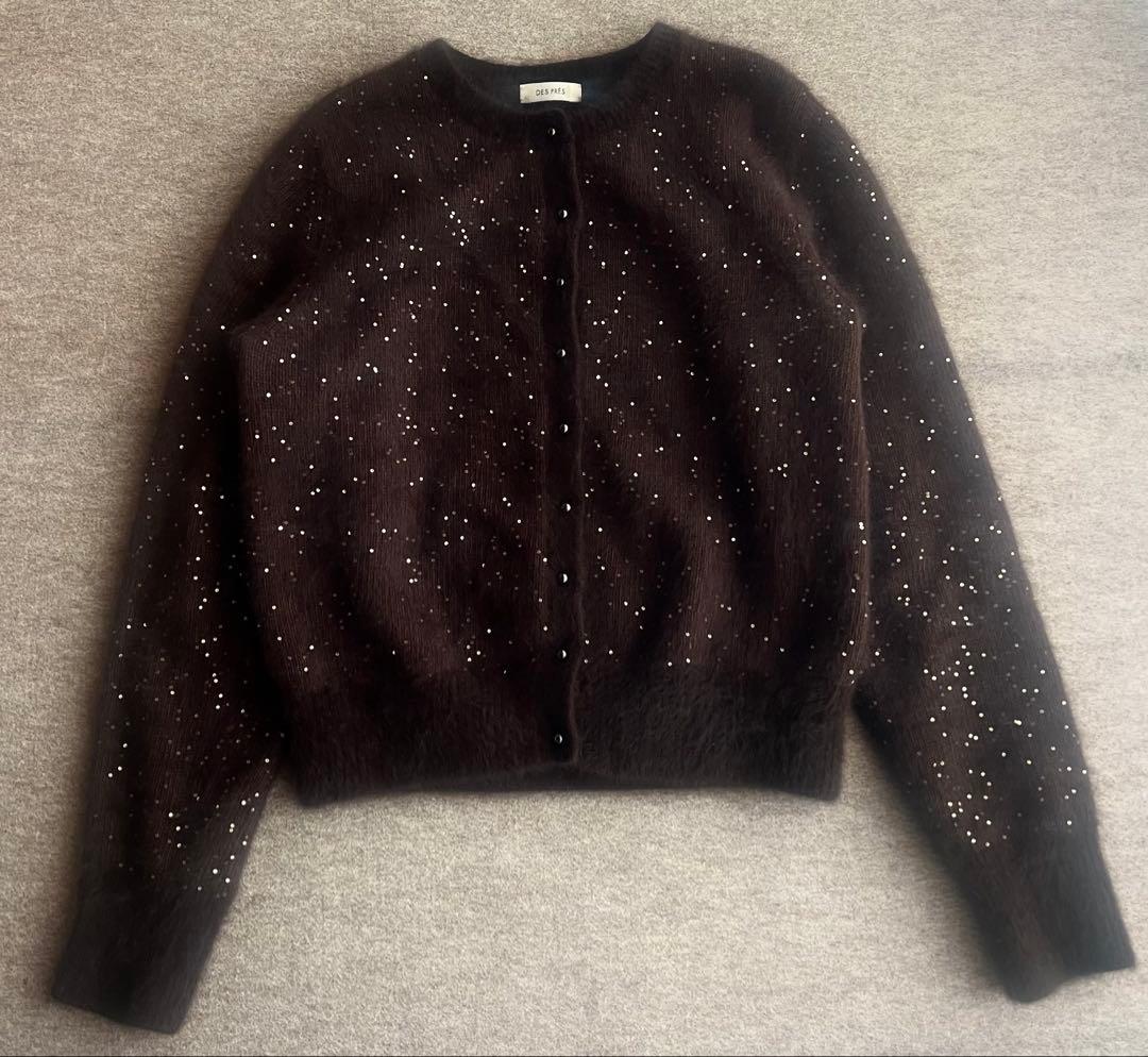 今期25冬新作デプレDESPRESフォックスカシミヤショートカーディガン