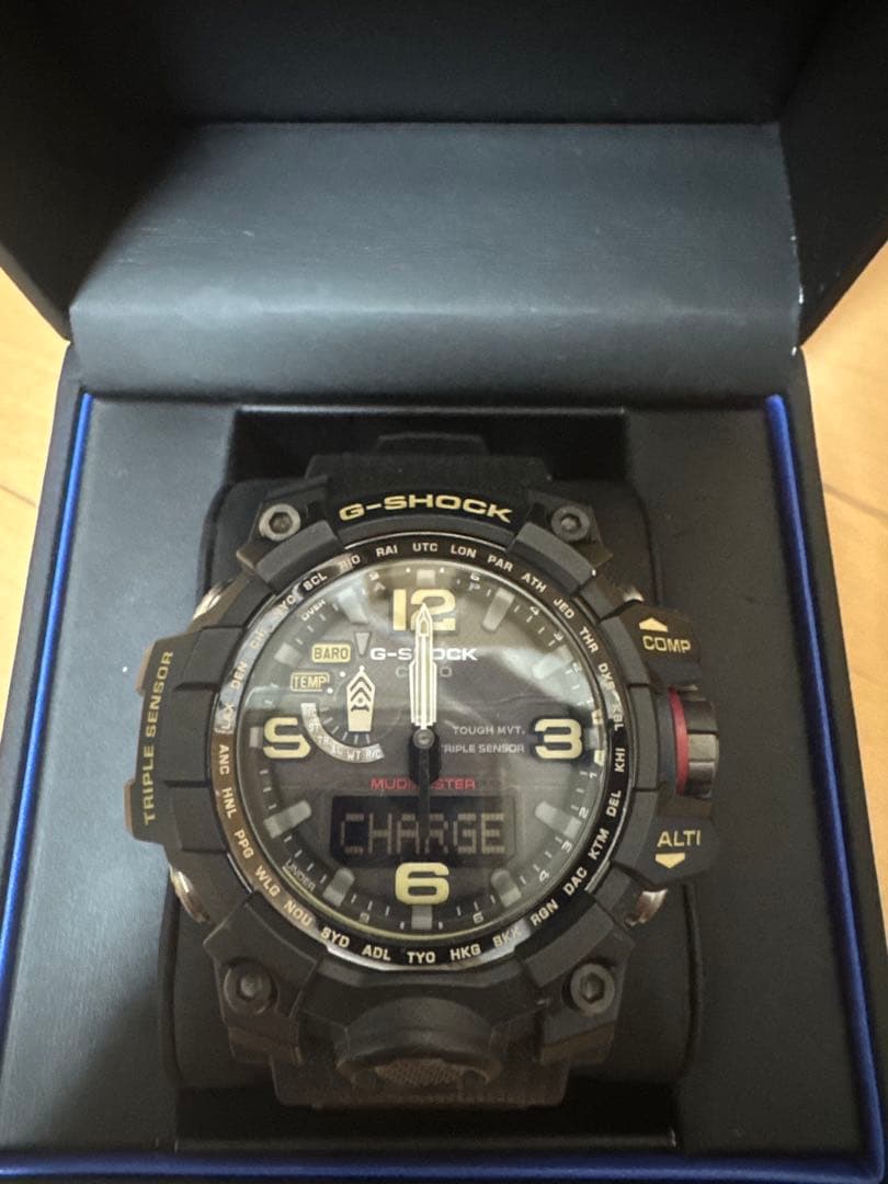 G-SHOCK MASTER OF G ブラック デジタル腕時計