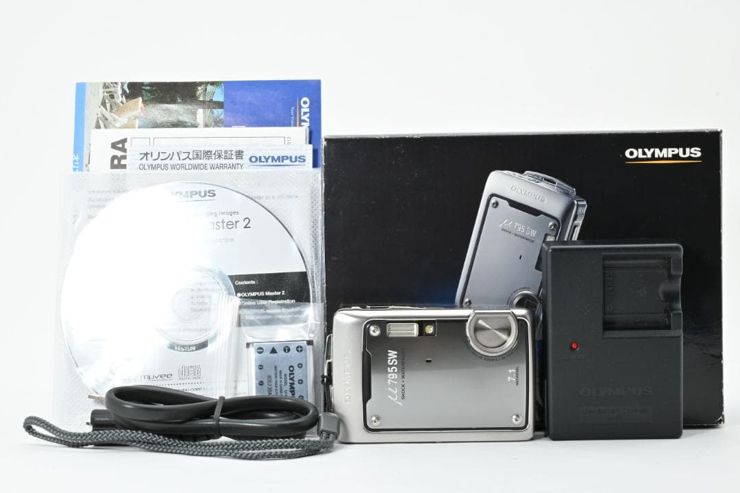 【美品】OLYMPUS μ795 ダークシルバー　動作確認済