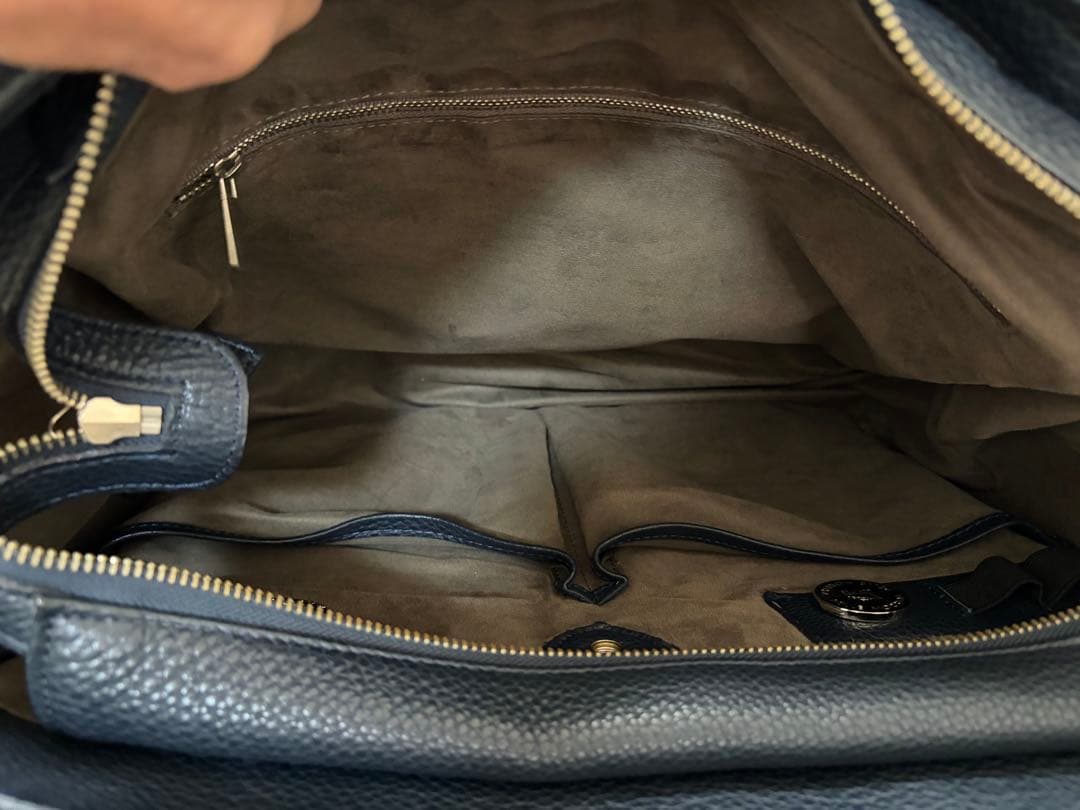 ペッレモルビダ　メイデンボヤージュ　ビジネスバッグ　2way　A4　ネイビー