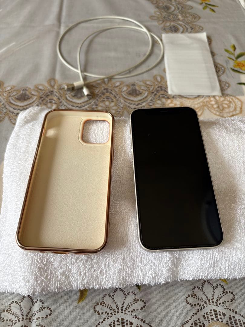 Apple iPhone 12mini 64GB ホワイト 本体 美品❗️