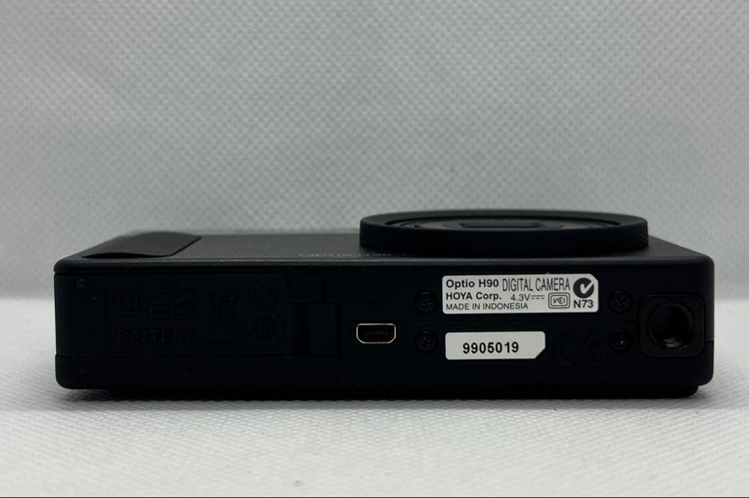 【美品・完品】PENTAX Optio H90 シルバー箱付 CCDコンデジ