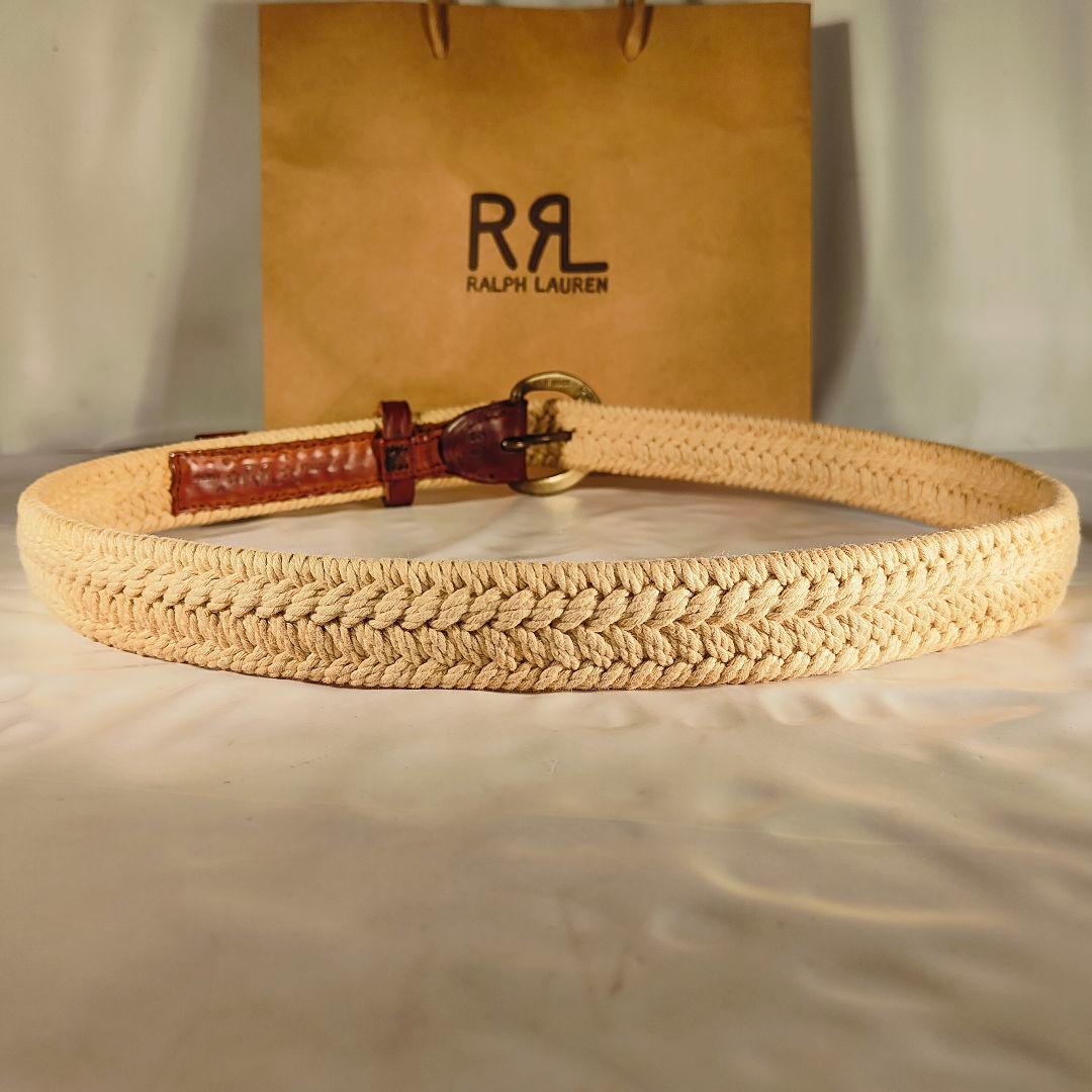 【極美品】RRL　RALPH LAUREN　高級ドレスベルト イタリア製 正規品