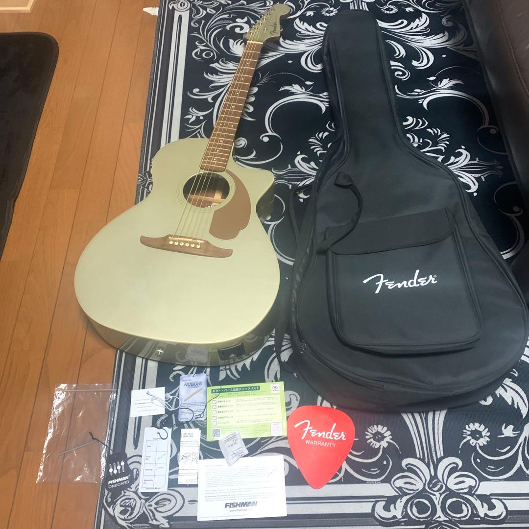 【希少カラー】調整済み Fender シャンパンゴールド 美品 アコギ