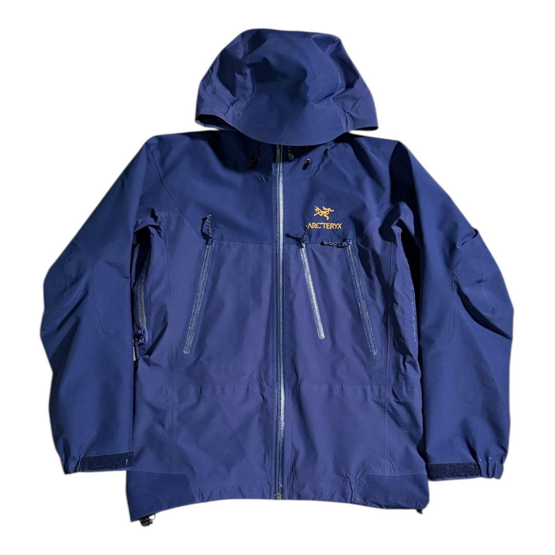 ARC'TERYX THETA AR ネイビー 金ロゴ　マウンテンパーカー