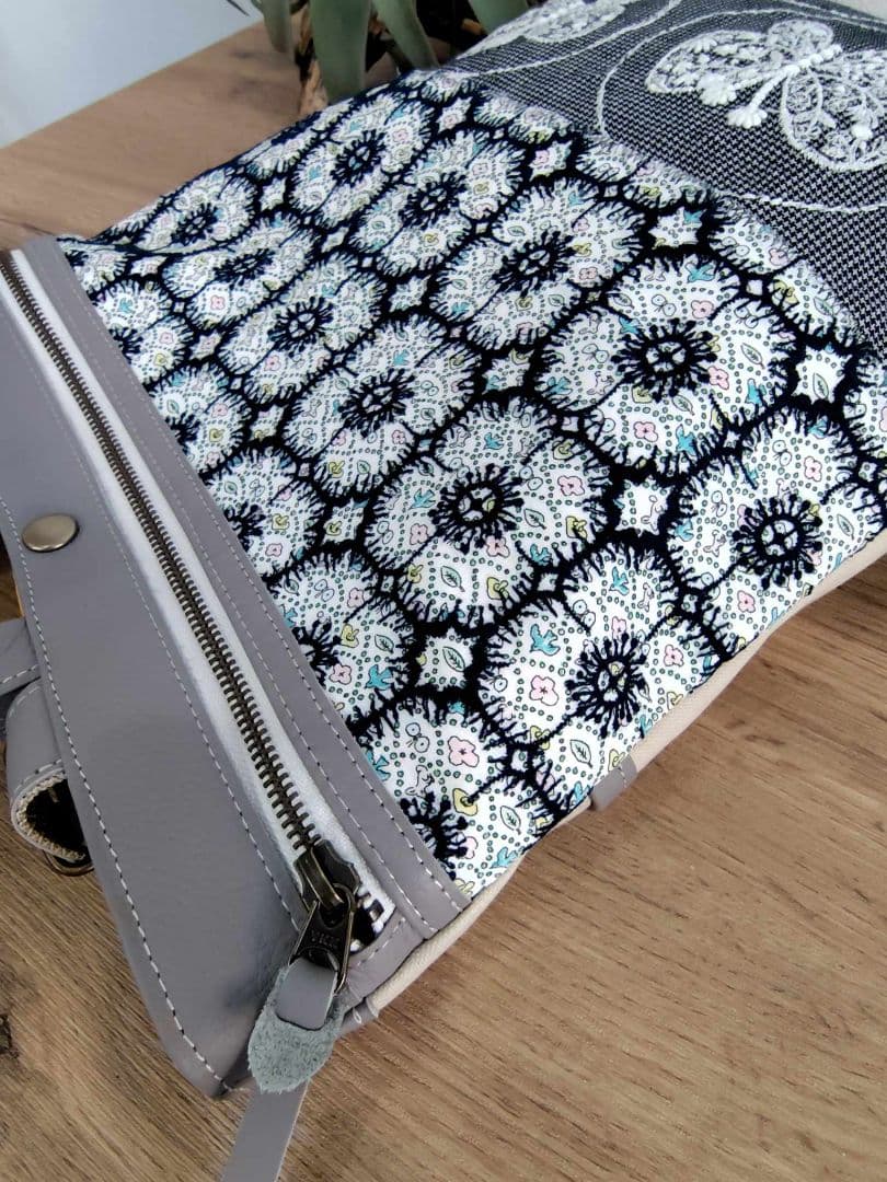 ク*ク様 ミナペルホネン/フォレストウェーブ×アネモネ　フォレストウィング/牛革