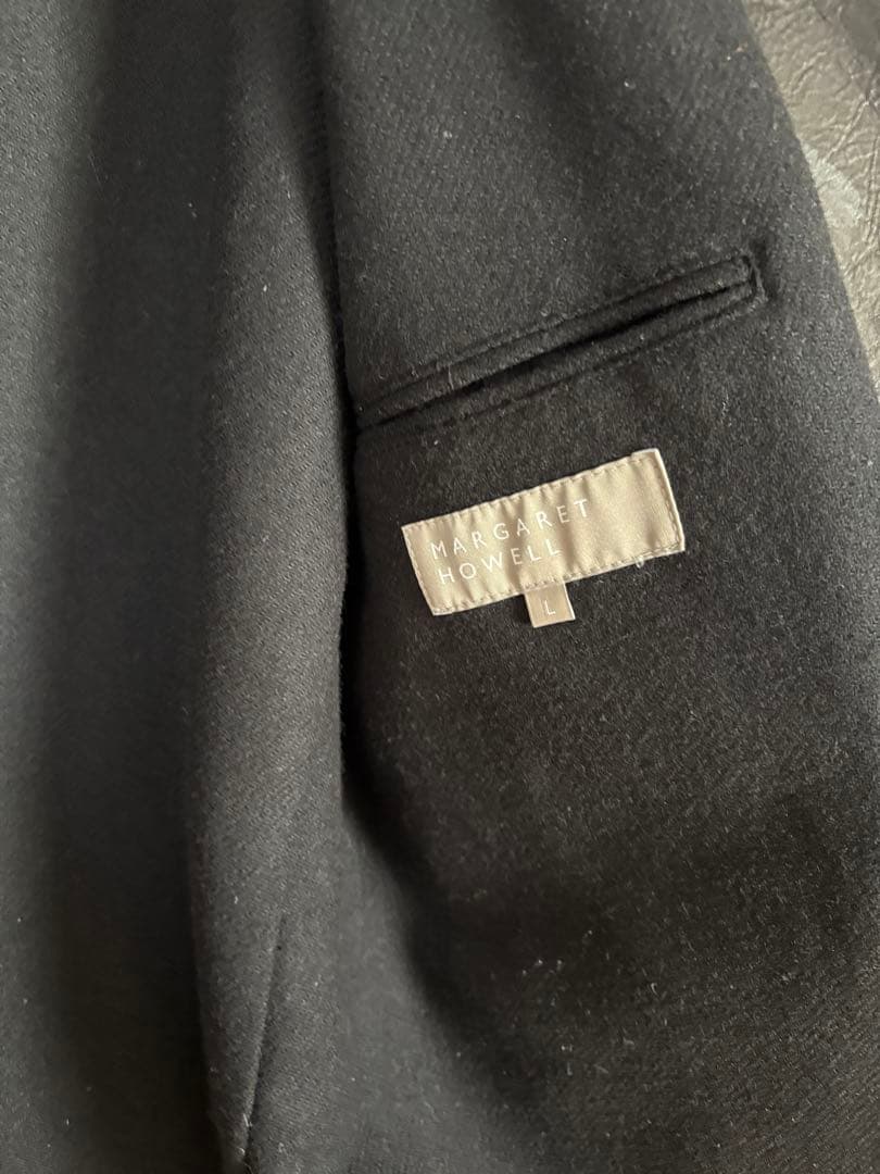 MARGARET HOWELL 黒 レザージャケット　メンズ