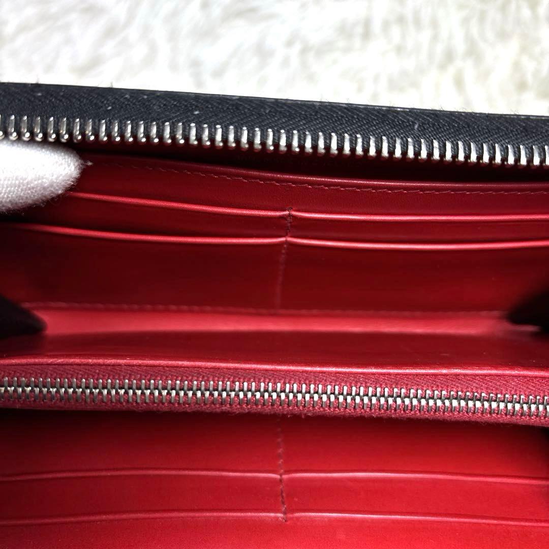 美品 ✨ Whitehouse Cox ラウンドファスナー　ブラック　長財布