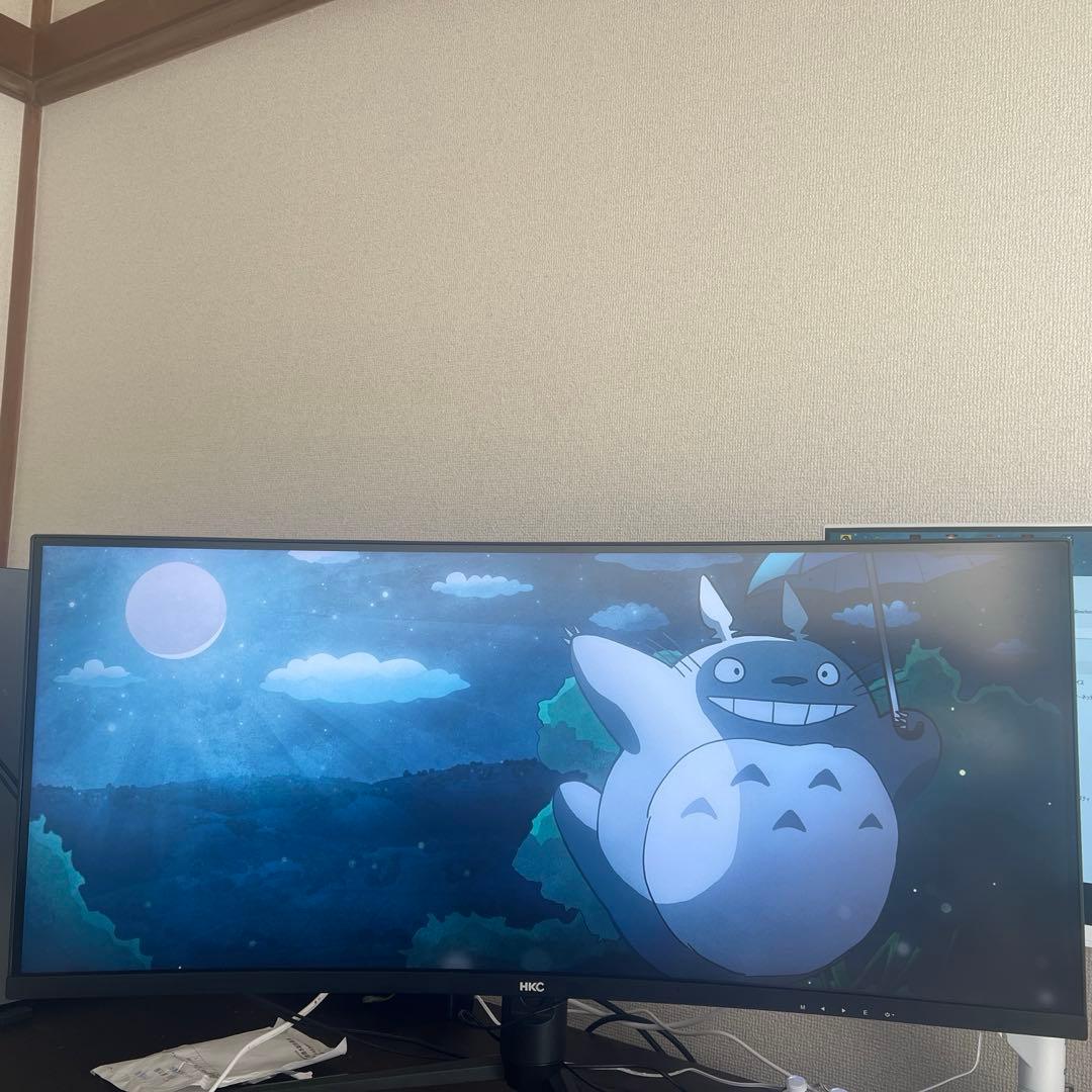 HKC 湾曲モニターMG34A4Q 3440x1440 120Hz モニター
