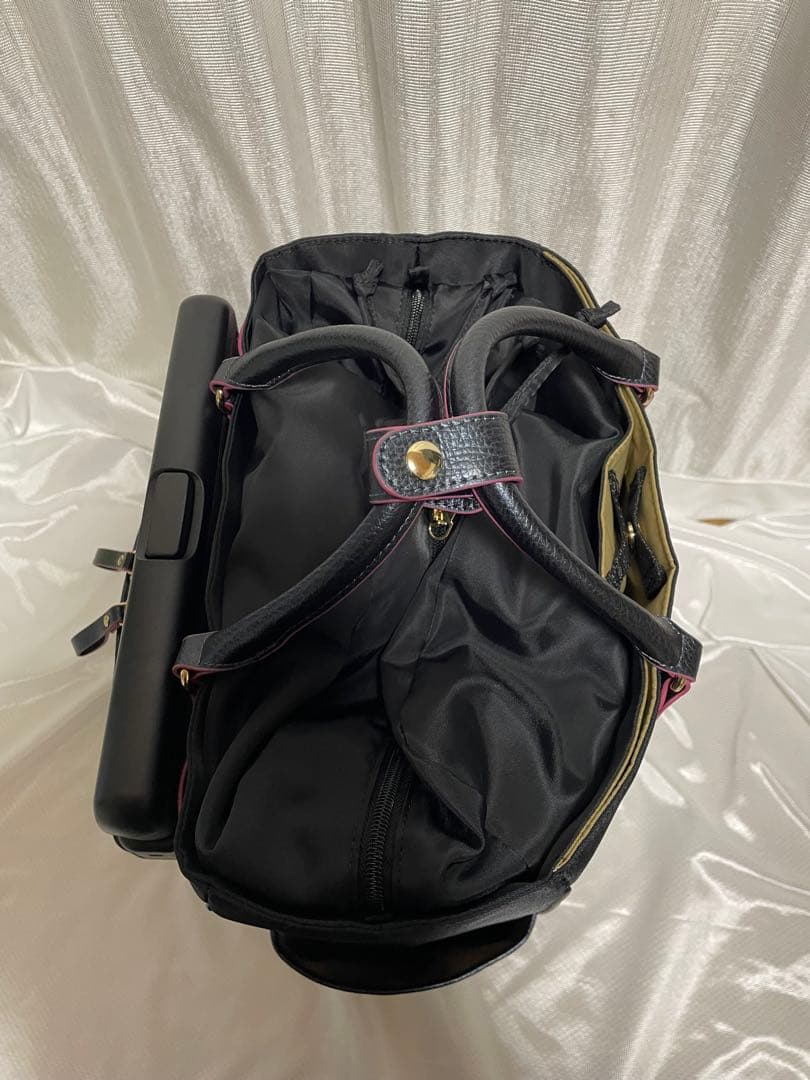 美品　SWANY(スワニー)リリーア キャリー　四輪ストッパー　レインカバー付き