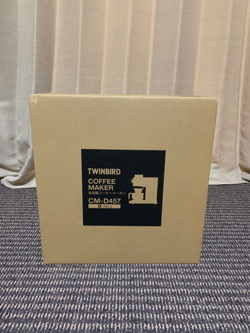 【前川恭佑】TWINBIRD コーヒーメーカー CM-D457 ブラック
