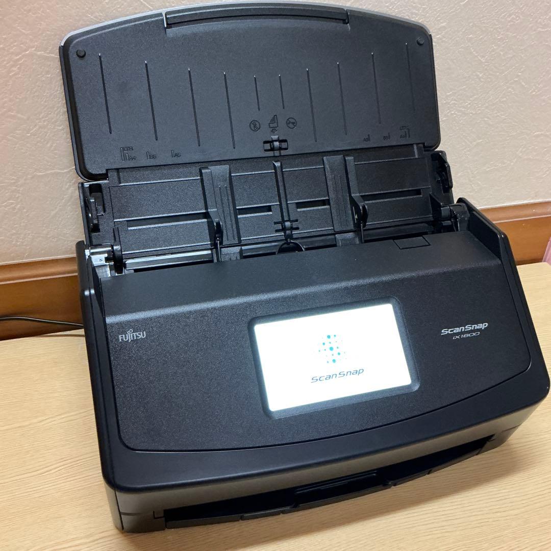 Fujitsu ScanSnap iX1600 ブラック スキャナー 動作良好