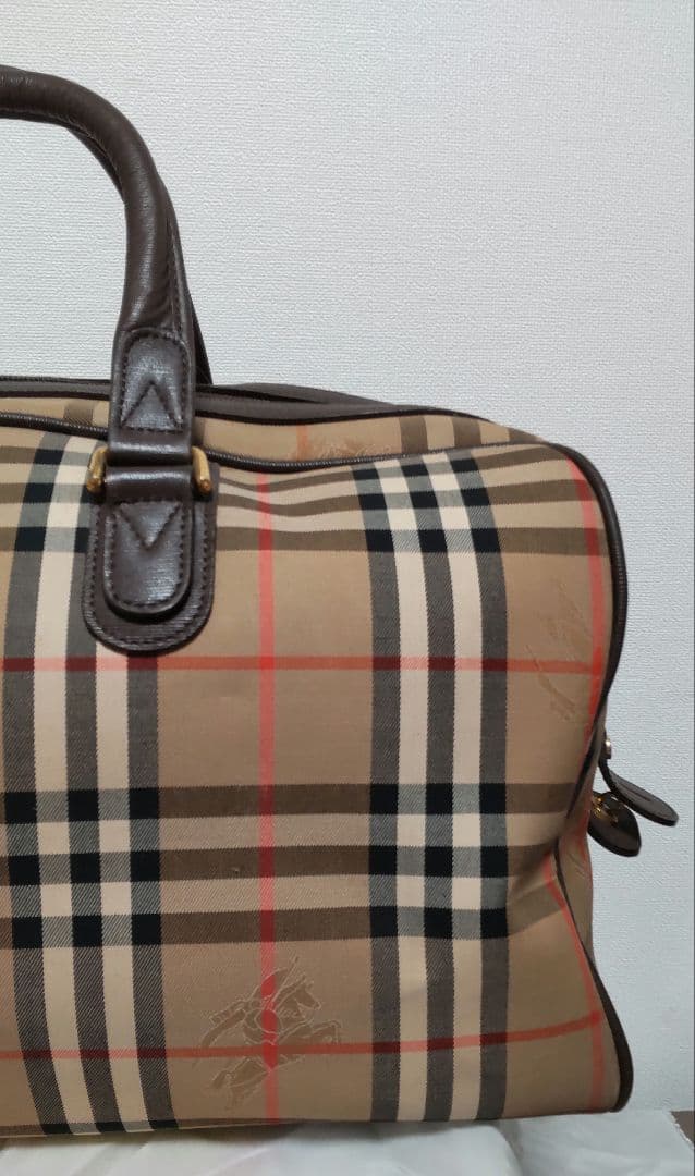 BURBERRY　バーバリー ノバチェック　ボストンバッグ