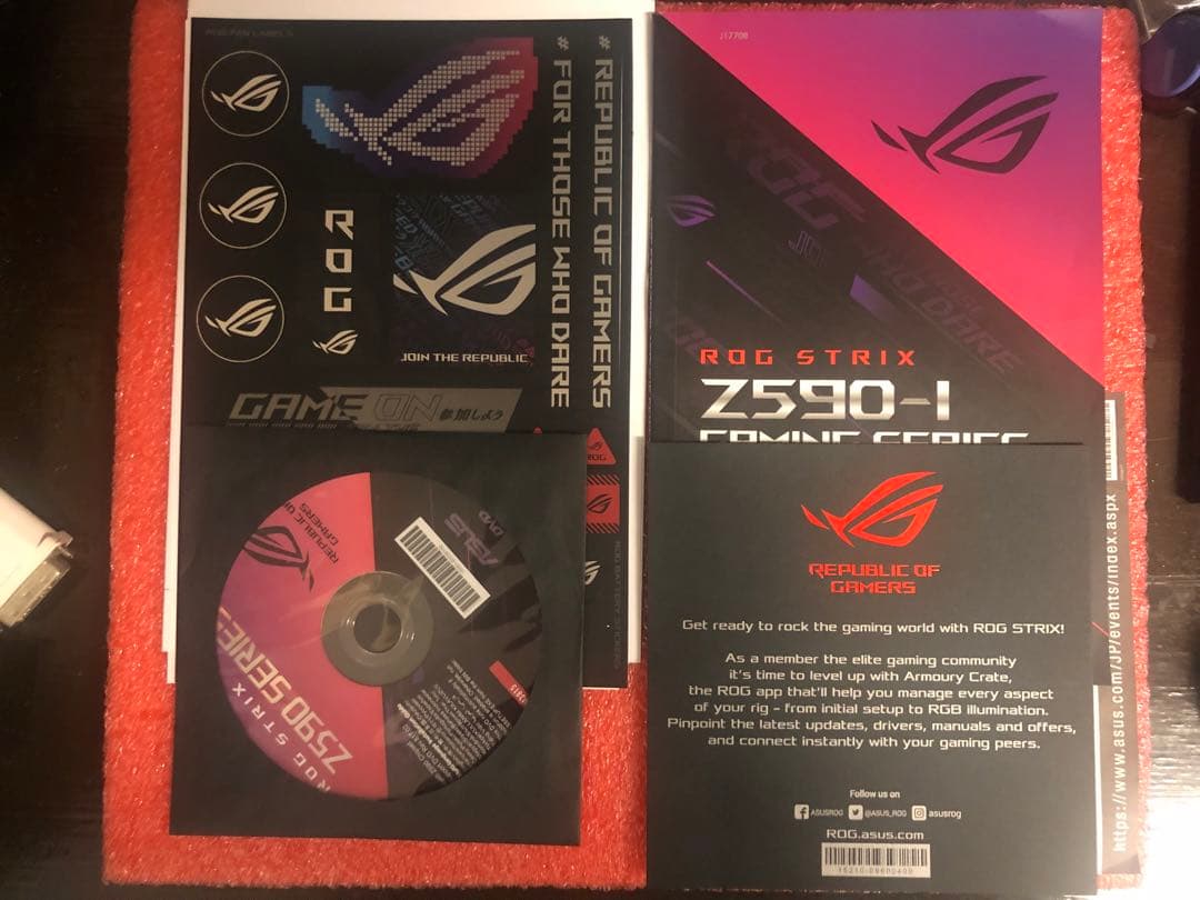 ASUS ROG STRIX Z590-I WIFI【訳あり/保証あり】