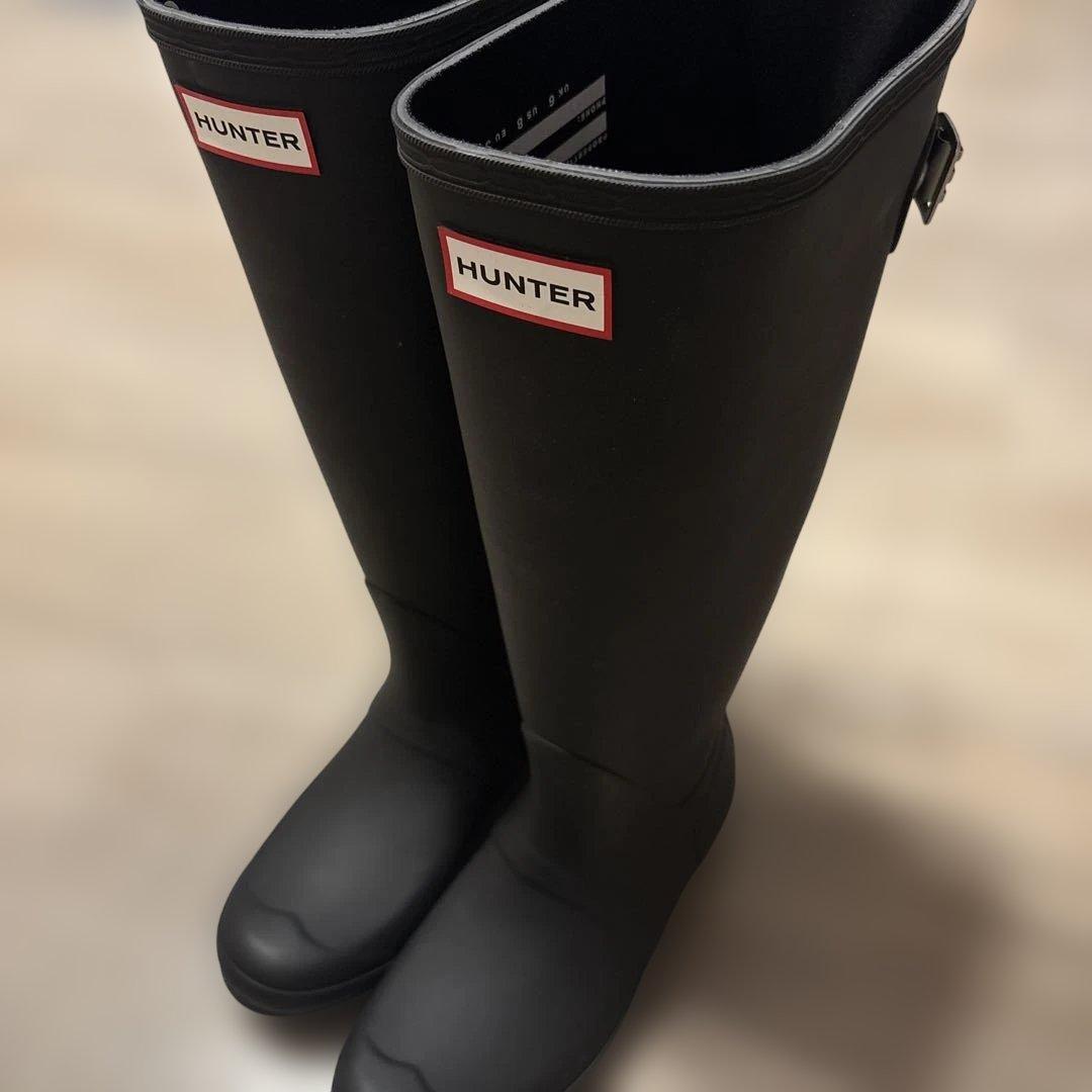 HUNTER レディース オリジナルトール レイン ブーツ ハンター 25cm