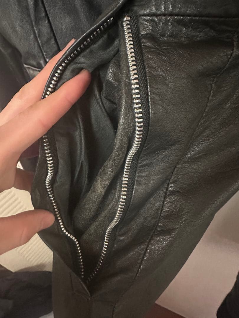 ekamライダース レザージャケット 短丈 v系 お兄系00s y2k